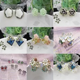 10Pairs Lot Mix Style Crystal Fashion Earrings Nail Stud For Craft Jewelry Earring Gift EA6242K