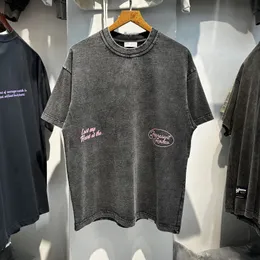 T-shirt surdimensionné à manches courtes pour hommes et femmes, Streetwear décontracté et imprimé de vraies photos