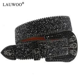 Altri accessori moda Cinture con teschio per donna Uomo Cinturino in pelle Y2K con borchie di cristallo Cintura da cowgirl occidentale con diamanti 231216