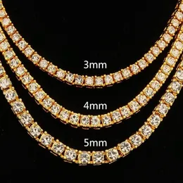Men's Hip Hop Bling Iced Out Tennis 1 Row M 4mm Necklaces Sumptuous Clastic High Grade Men Chain Fashion Jewelry sqcLavk271j