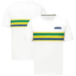 Vestuário Fórmula 1 manga curta camiseta 2022 Team Edition Racing Suit em torno do pescoço Tee lapela camisa polo personalizada plus size