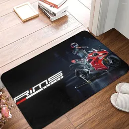 Carpets Motorcycle Cool Motor Cycle Anti-Slip Rug Doormat Bath Mat Rims Racing Balcony Carpet Indoor Decor