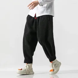 Men's Pants Autumn Winter Jogger Harem Warm Trousers Man Casual 2023 Oversized Sweatpants Woman Streetwear Drop