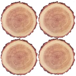 Table Mats Dining Place Mat Tree Stump Heat-resistant Cup Placemats