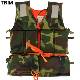 Buoy Camo Survival Boat Sail Life Vest Kayak Swim Working Bubble Jackets Bathing Suit Lifesaving With Whistle Life Jacket For Adult