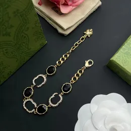 Venda quente designer pulseira pulseiras de cristal colar brincos para mulheres charme pulseiras g diamante vintage luxo mulher festa jóias presentes de natal