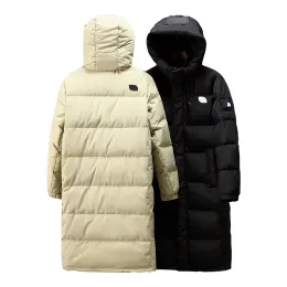 Piumino lungo da donna da uomo di design 24FW Canada Nord Cappotto invernale con cappuccio Piumini da sci Abbigliamento da uomo all'aperto S-2XL