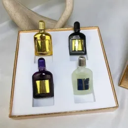 Fragrance Top Parfym Set 10ml X4pcs Magic Night Orchid, Midnight Orchid, Velvet Orchid, Grey Vetiver Parfym Kit 4 In 1 Present Box Men Women