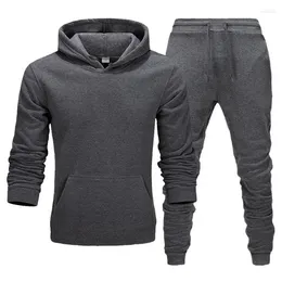 Men's Tracksuits 2023 Autumn Sets 2-Piece Hoodies Running Pants Sport Suits Casual Men/Women Sweatshirts Tracksuit Brand Sportswear