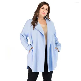 Women's Trench Coats Spring Autumn Large Size Woman Streetwear Thin Coat Female For Women