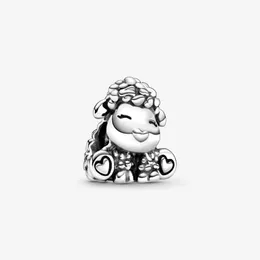 New Arrival 100% 925 Sterling Silver Lovely Sheep Charm Fit Original European Charm Bracelet Fashion Jewelry Accessories3035