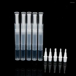 Storage Bottles 5/10PC Nail Oil Pen Empty Twist With Brush Refillable Bottle Cosmetic Container Polish Tube For Art Tools