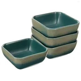 Dinnerware Sets 4 Pcs Dip Bowl Serving Dishes Platters Appetizer Sauce For Dipping Soy Ceramics Condiment Bowls Tomato