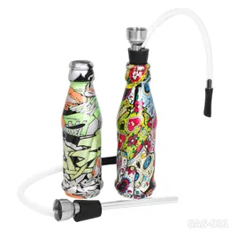 Mini Hookah Pump Bong Rökning Vattenrör tjocklek Glas Bägare Bong Dab Oil Rig Bubbler Rökning Hosahs Water Bong