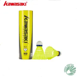 Badminton Shuttlecocks Orijinal badminton plastik naylon top n9 Eğitim için 6 adet Tüy Shuttlecock kuşlar 231216