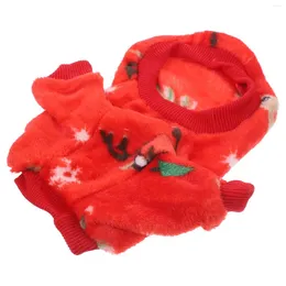 Dog Apparel Clothes Funny Pet Clothing Christmas Xmas Dogs Costume Coral Fleece Party Decorative