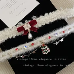 Choker Christmas Harajuku Korean Version Star Tree Sweet Romantic Necklace For Women Exquisite Trendy Punk Ins Cool Accessories