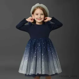 Mädchen Kleider Mädchen Winterkleid Kinder Party Abschlussball Prinzessin Kleider Kinder Langarm Pailletten Neujahr Kleidung Mädchen Casual Vestidos 3-8 Jahre