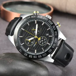 العلامة التجارية Tissotor الأصلية متعددة الوظائف كرونوغراف الستة إبر وظائف كاملة تاريخ جودة عالية للرجال رجال 1853 جولة الساعات Quartz Watchwatch Clock
