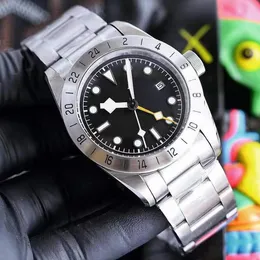 42 mm Black Bay Explorer Watch Rame Black Dial Automatyczny ruch Mechincal ze stali nierdzewnej zegarek męski