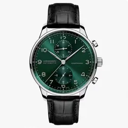 2023 New High Quality Top Brand IWX Portuguese Series Mens Watch All Steel Leather Sapphire Mirror Multifunction Chronograph Automatic Mechanical Man Watch