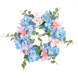 Decorative Flowers Spring Artificial Wreath Party Supplies Decorations Farmhouse For Outside Porch Window Home Wall Gallery Weddings