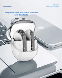 New style TWS Bluetooth wireless earphones C01 In-ear headset Transparent shell Fingerprint control Built-in Microphone High quality Sport Earphone Music headsets