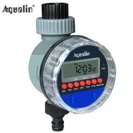 Watering Equipments LCD Display Garden Timer 8 Programs Electronic Ball Water Irrigation System 231216