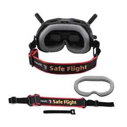 DJI FPV gözlükleri için aksesuarlar v2 yüz maske kapağı kafa bant drone uçuş gözlükleri sünger köpük göz ped rahat gözlük değiştirme kiti