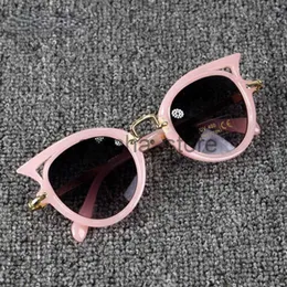 Sonnenbrille 2023 Kinder Floral Sonnenbrille Mädchen Marke Cat Eye Kinder Brille Jungen UV400 Objektiv Baby Sonnenbrille Nette Brillen Shades brille J231218