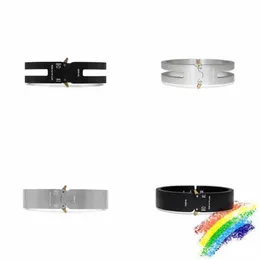 2020 ALYX pulsera hombres mujeres HIP-HOP ALYX Track pulsera de aleación de aluminio Unisex parejas recién llegado215x