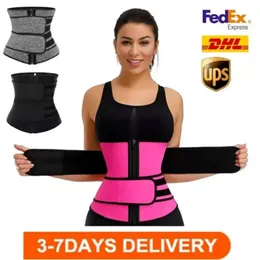 Erkekler Kadın Shapers Bel Trainer Kemer Korse Belly Zayıflama Shapewear Ayarlanabilir Bel Destek Vücut Shapers DHL Yeni FY8084 1218