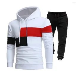 Men's Tracksuits Fashion Sportswear Hooded Set Autumn And Winter Sweater Sports Pants Two-piece Plus Size Clot