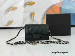 Projektant portfel Kobiety Uchwyt karty Luksusowy portrent projektantka Kobieta Zmień torbę kulową Kawar Kawiat Kowarnia Mała i przenośna konstrukcja Style pojedynczego ramienia Crossbody Bag