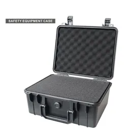280x240x130mm Safety Equipment Case Tool Box Impact Resistant Safety Case Suitcase Toolbox File Box Camera Case with Pre-cut Foam326x
