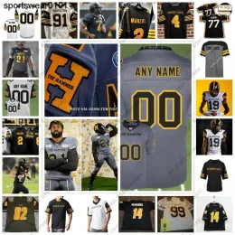 Personalizado American College Football Wear Personalizado CFL Hamilton Tiger-Cats Football Jersey Dane Evans 13 Jalen Morton 12 Jamie Newman 86 Bralon Ad