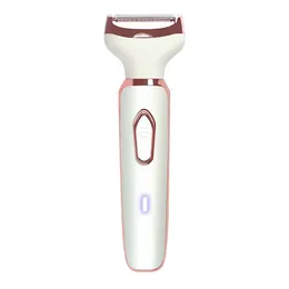 Four-in-One Women's Shaver USB Charging Electric Hair Trimmer Leg Hair Armpit Hair Hair Removal Device Private Part Pubic Hair