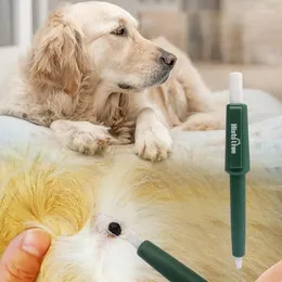 Dog Apparel Tick Twist Remover Tool Durable Hook Picker Flea Scratching Extractor Cat Portable Rustproof Removal Pen For Cats Dogs