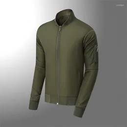 Männer Jacken Frühling Herbst Dünne Stil Qualität Jacke Männlichen Casual Mantel Langärmelige Windjacke Kleine Pferd Slim Fitting TOP