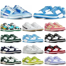 2023 Designer Lows Casual Buty mężczyźni kobiety Panda Kids Shoe Białe czarne potrójne różowe szare mgły syracuse męskie trampki Sports Sb Low Treners