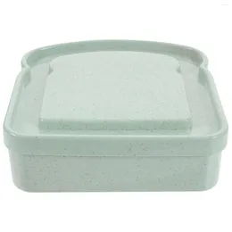 Assiettes conteneurs boîte à Sandwich boîtes à déjeuner petit récipient avec couvercle en plastique pour