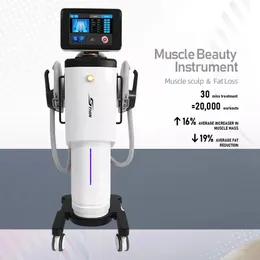 1-150Hz 7 Tesla Hiemt Muscle Building Ems Body Shaping Fat Blasting Buttock Lift Equipment 2 Handtag Vertikal ABS Firming Workout Machine