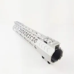 Crotek 10 Zoll leichte Klemmhalterung Typ M-LOK Handschutzkante CNC-Anfasung für .223/5,56 Aluminiumfarbe MRSC-10RA