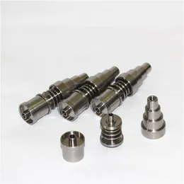 Ferramentas manuais Dab 6 em 1 Domeless Titanium E Nail Fit 20mm Aquecedor Bobina tubo coletor de cinzas de vidro para bong316b