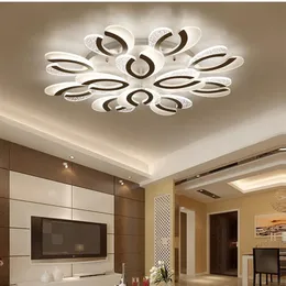 Накладные светодиодные потолочные люстры, светильники для гостиной, спальни, современные светодиодные светильники для дома, AC110V 220V2595