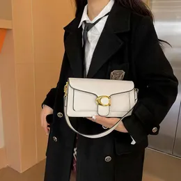 Mulheres designer embreagem correntes de ombro sacos um lado aba de couro real cruz corpo hans pequeno mini tamanho quadrado beleza senhora preto crossbody saco corrente marca