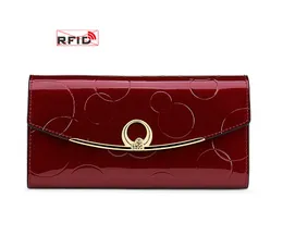 HBP Women Women Wallet Wallet Longe Leather Prespics Evening Handbags European and American Multi Card Cards بطاقات عمل