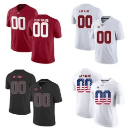 Roupa esportiva de futebol universitário PERSONALIZADA Alabama Crimson NCAA Tide Hurts Saban Henry Ridley Smith Fitzpatrick Lacy Robinson Howard Allen Metchie Co