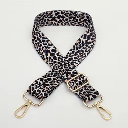 Bag Parts Accessories Leopard Long Shoulder Strap Adjustable Belt Crossbody for Womens 231219