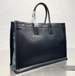 Einkaufstasche Designer-Tasche Damen RIVE GAUCHE Handtasche Umhängetasche Einkaufstaschen Geldbörse Geprägte Buchstaben Schultern Tragetaschen 008#